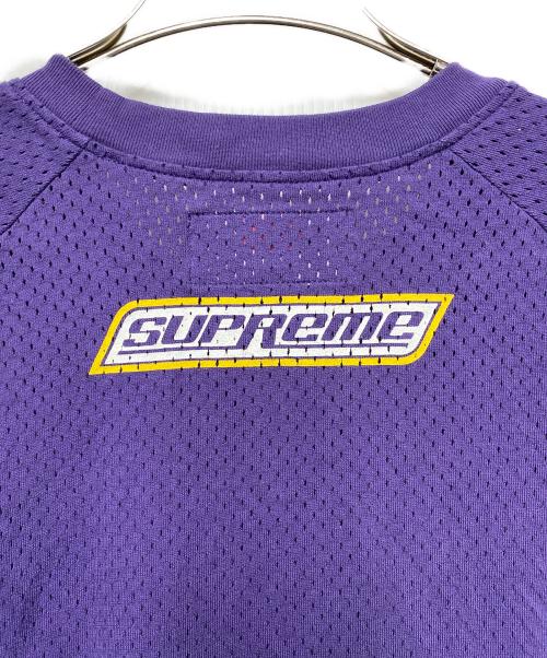 SUPREME（シュプリーム）SUPREME (シュプリーム) Hysteric Glamour (ヒステリックグラマー) Mesh L/S Top パープル×イエロー サイズ:XLの古着・服飾アイテム