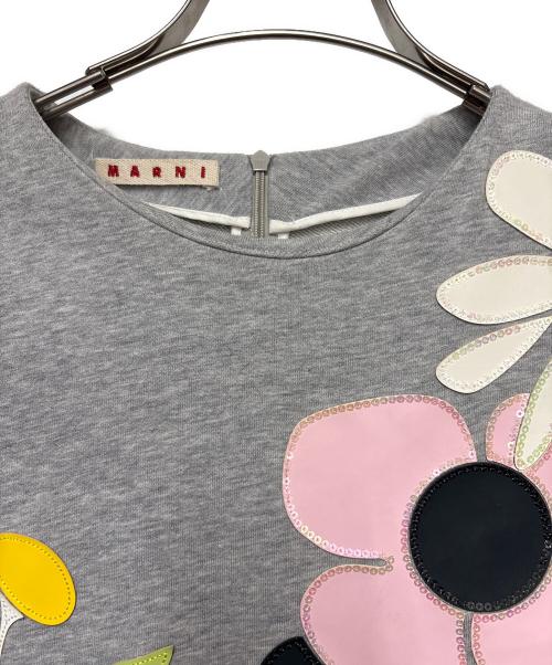 MARNI（マルニ）MARNI (マルニ) スウェットワンピース グレー サイズ:12の古着・服飾アイテム