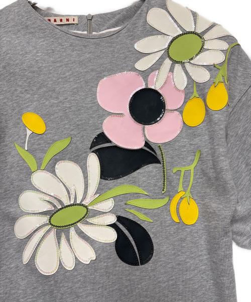 MARNI（マルニ）MARNI (マルニ) スウェットワンピース グレー サイズ:12の古着・服飾アイテム