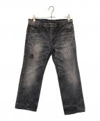 n(n) by NUMBER (N)INEエヌエヌバイナンバーナイン）の古着「デニムパンツ」｜ブラック