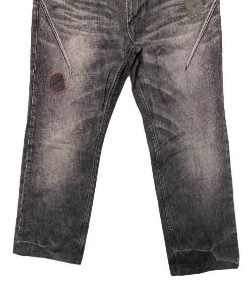 n(n) by NUMBER (N)INE（エヌエヌバイナンバーナイン）n(n) by NUMBER (N)INE (エヌエヌバイナンバーナイン) デニムパンツ ブラック サイズ:76.0㎝の古着・服飾アイテム