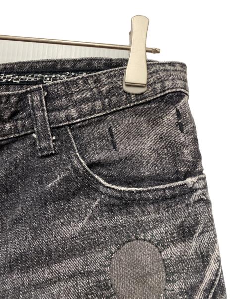 n(n) by NUMBER (N)INE（エヌエヌバイナンバーナイン）n(n) by NUMBER (N)INE (エヌエヌバイナンバーナイン) デニムパンツ ブラック サイズ:76.0㎝の古着・服飾アイテム