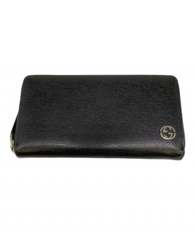 中古・古着通販】GUCCI (グッチ) 長財布 ブラック｜ブランド・古着通販