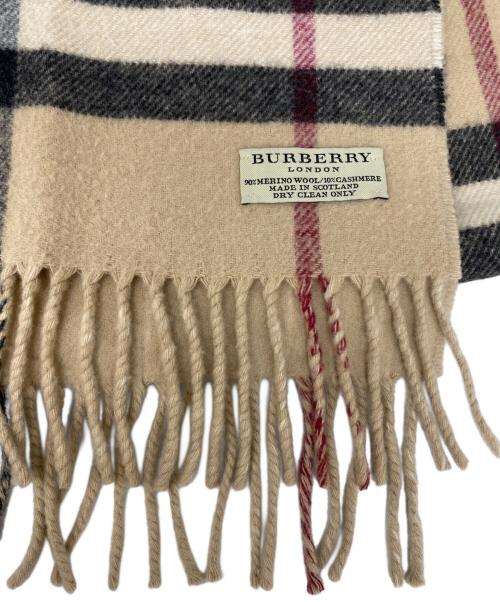 BURBERRY LONDON（バーバリーロンドン）BURBERRY LONDON (バーバリーロンドン) マフラー ブラウンの古着・服飾アイテム