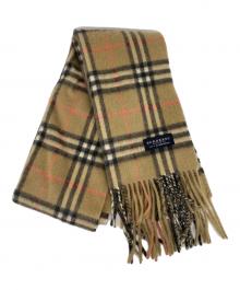 BURBERRY LONDON（バーバリーロンドン）の古着「マフラー」｜ブラウン×ピンク