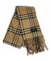 BURBERRY LONDON（バーバリーロンドン）の古着「マフラー」｜ブラウン×ピンク