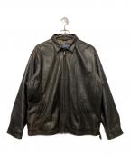 POLO RALPH LAURENポロ・ラルフローレン）の古着「レザージャケット」｜ブラウン