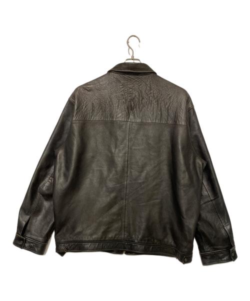 POLO RALPH LAUREN（ポロ・ラルフローレン）POLO RALPH LAUREN (ポロ・ラルフローレン) レザージャケット ブラウン サイズ:XLの古着・服飾アイテム
