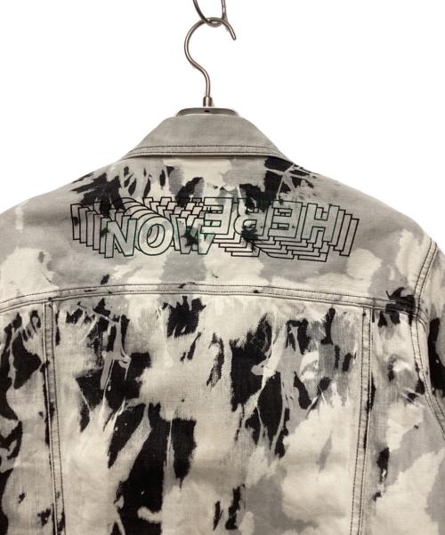 DIESEL（ディーゼル）DIESEL (ディーゼル) ブリーチデニムジャケット グレー サイズ:Mの古着・服飾アイテム