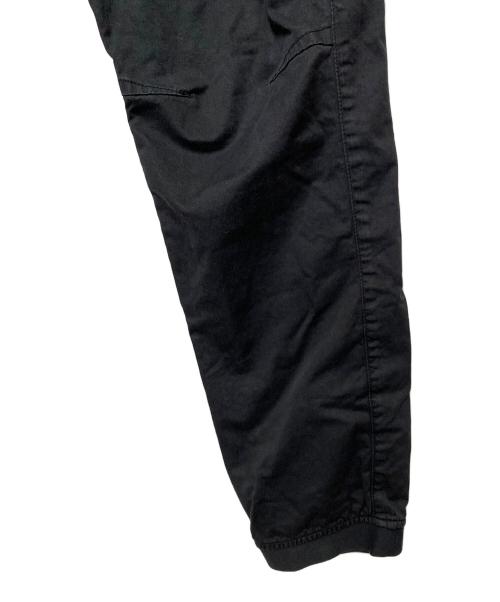 STONE ISLAND（ストーンアイランド）STONE ISLAND (ストーンアイランド) ガーメントダイ テーパード カーゴパンツ ブラック サイズ:78.5の古着・服飾アイテム