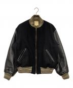 SCOOP MANスクープマン）の古着「スタジャン」｜ブラック