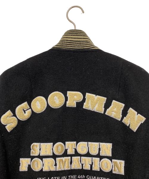 SCOOP MAN（スクープマン）SCOOP MAN (スクープマン) スタジャン ブラック サイズ:Lの古着・服飾アイテム