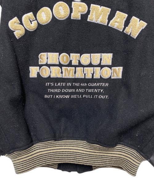 SCOOP MAN（スクープマン）SCOOP MAN (スクープマン) スタジャン ブラック サイズ:Lの古着・服飾アイテム