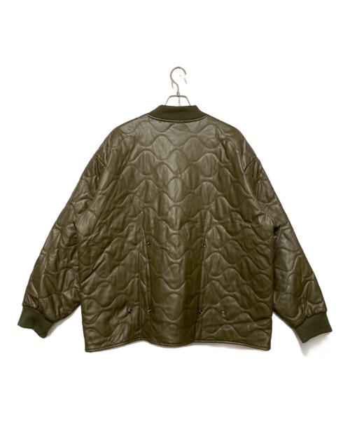 ESC STUDIO（イーエスシーステュディオ）ESC STUDIO (イーエスシーステュディオ) キルティングボンバージャケット カーキ サイズ:Freeの古着・服飾アイテム
