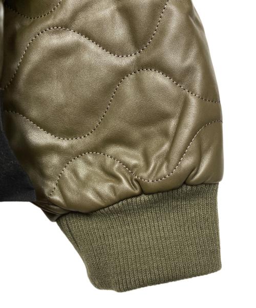 ESC STUDIO（イーエスシーステュディオ）ESC STUDIO (イーエスシーステュディオ) キルティングボンバージャケット カーキ サイズ:Freeの古着・服飾アイテム