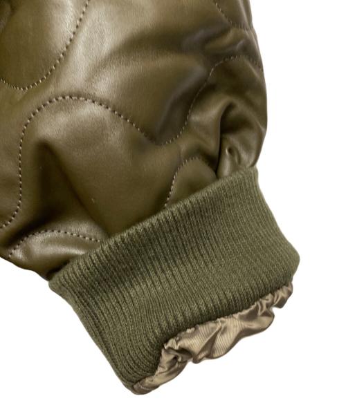 ESC STUDIO（イーエスシーステュディオ）ESC STUDIO (イーエスシーステュディオ) キルティングボンバージャケット カーキ サイズ:Freeの古着・服飾アイテム