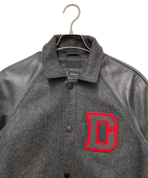 DIESEL（ディーゼル）DIESEL (ディーゼル) 袖切替ブルゾン ブラック サイズ:Sの古着・服飾アイテム