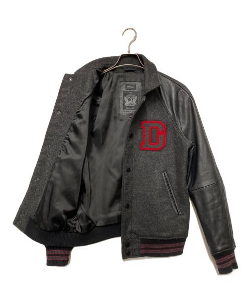 DIESEL（ディーゼル）DIESEL (ディーゼル) 袖切替ブルゾン ブラック サイズ:Sの古着・服飾アイテム