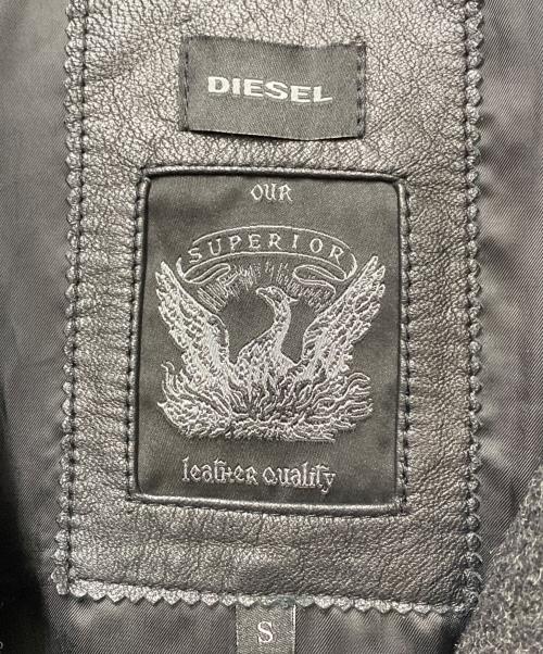 DIESEL（ディーゼル）DIESEL (ディーゼル) 袖切替ブルゾン ブラック サイズ:Sの古着・服飾アイテム