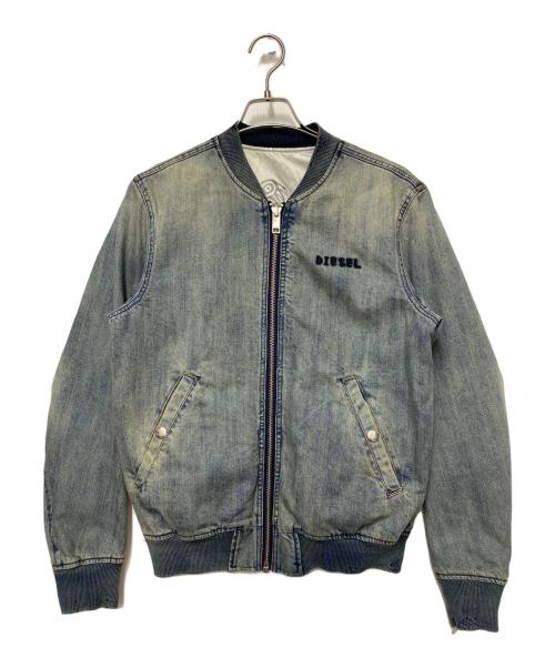 DIESEL（ディーゼル）DIESEL (ディーゼル) MA-1ジャケット インディゴ サイズ:Mの古着・服飾アイテム