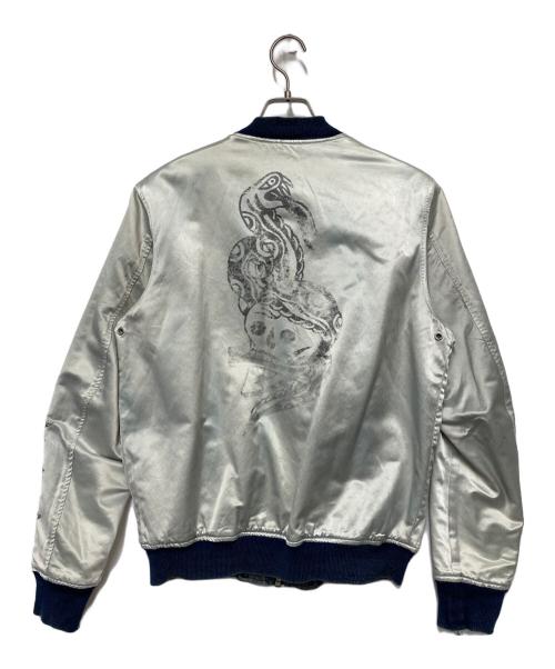 DIESEL（ディーゼル）DIESEL (ディーゼル) MA-1ジャケット インディゴ サイズ:Mの古着・服飾アイテム