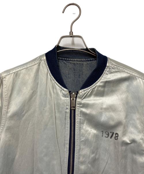 DIESEL（ディーゼル）DIESEL (ディーゼル) MA-1ジャケット インディゴ サイズ:Mの古着・服飾アイテム