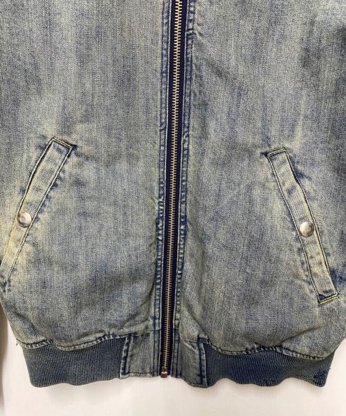 DIESEL（ディーゼル）DIESEL (ディーゼル) MA-1ジャケット インディゴ サイズ:Mの古着・服飾アイテム