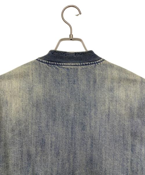 DIESEL（ディーゼル）DIESEL (ディーゼル) MA-1ジャケット インディゴ サイズ:Mの古着・服飾アイテム