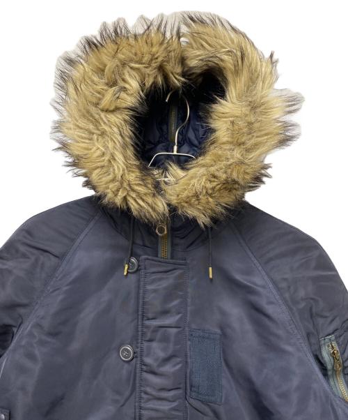 POLO RALPH LAUREN（ポロ・ラルフローレン）POLO RALPH LAUREN (ポロ・ラルフローレン) N-2B型ダウンジャケット ネイビー サイズ:Mの古着・服飾アイテム