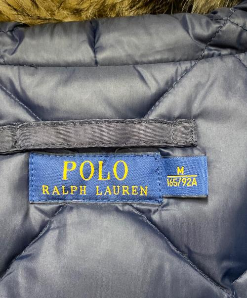 POLO RALPH LAUREN（ポロ・ラルフローレン）POLO RALPH LAUREN (ポロ・ラルフローレン) N-2B型ダウンジャケット ネイビー サイズ:Mの古着・服飾アイテム