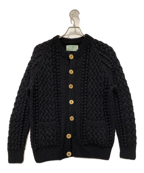 INVERALLAN（インバーアラン）INVERALLAN (インバーアラン) 厚手カーディガン ブラック サイズ:不明の古着・服飾アイテム