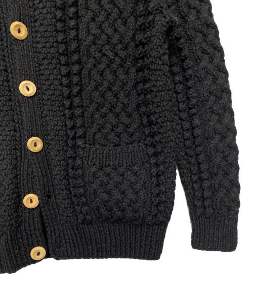 INVERALLAN（インバーアラン）INVERALLAN (インバーアラン) 厚手カーディガン ブラック サイズ:不明の古着・服飾アイテム