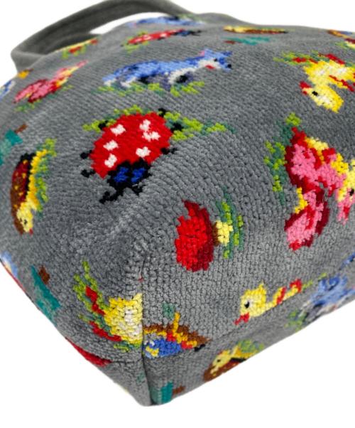 FEILER（フェイラー）FEILER (フェイラー) トートバッグ グレーの古着・服飾アイテム