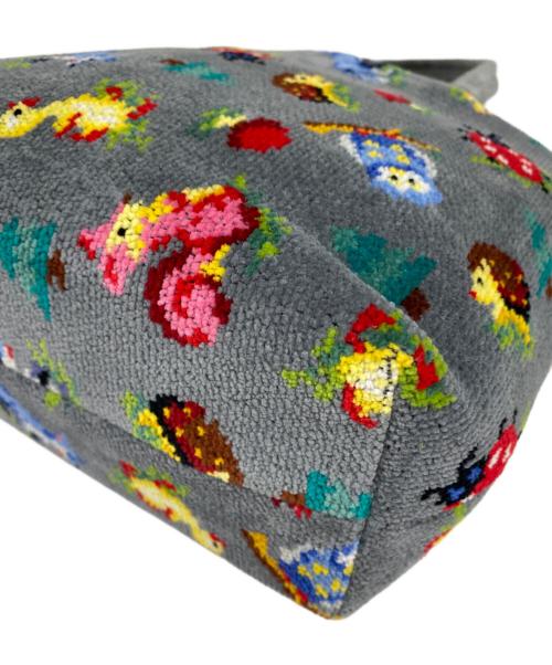 FEILER（フェイラー）FEILER (フェイラー) トートバッグ グレーの古着・服飾アイテム