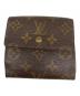 LOUIS VUITTON（ルイ ヴィトン）の古着「3つ折り財布」｜ブラウン