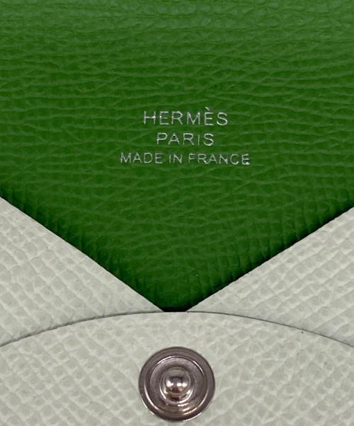 HERMES（エルメス）HERMES (エルメス) カードケース ライトグリーンの古着・服飾アイテム