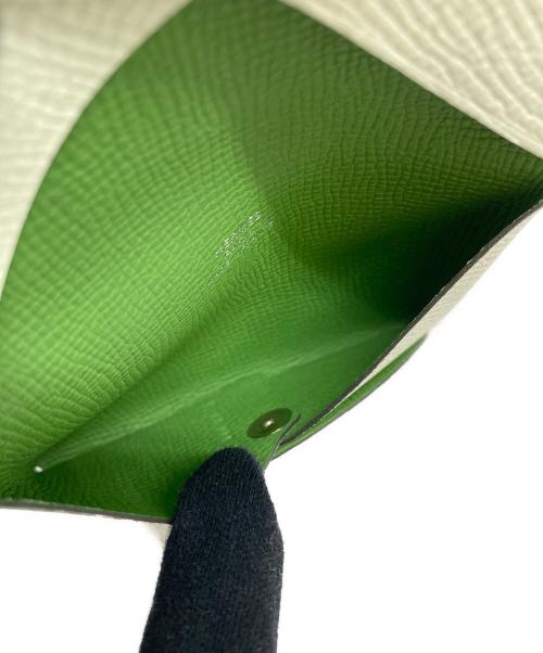 HERMES（エルメス）HERMES (エルメス) カードケース ライトグリーンの古着・服飾アイテム