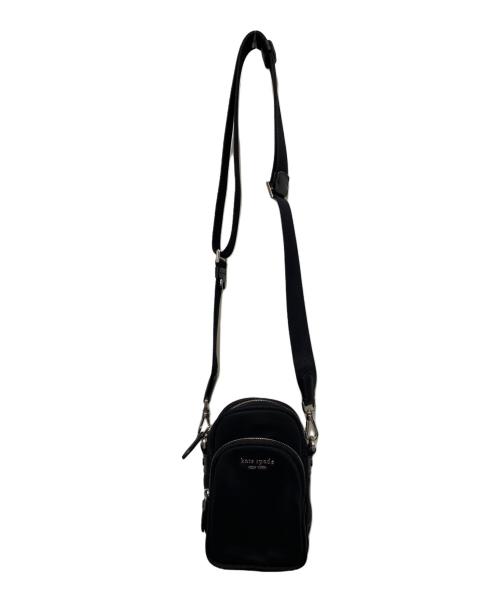 Kate Spade（ケイトスペード）Kate Spade (ケイトスペード) サムノースフォンクロスボディバッグ ブラックの古着・服飾アイテム