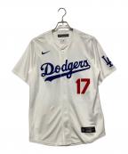 NIKE×GENUINE MERCHANDISEナイキ×ジェニュイン マーチャンダイズ）の古着「ベースボールシャツ」｜ホワイト