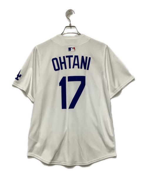 NIKE（ナイキ）NIKE (ナイキ) GENUINE MERCHANDISE (ジェニュイン マーチャンダイズ) ベースボールシャツ ホワイト サイズ:Mの古着・服飾アイテム