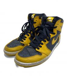 NIKE（ナイキ）の古着「ハイカットスニーカー」｜ブラック×イエロー