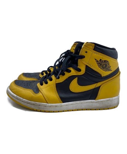 NIKE（ナイキ）NIKE (ナイキ) ハイカットスニーカー ブラック×イエロー サイズ:28.0㎝の古着・服飾アイテム