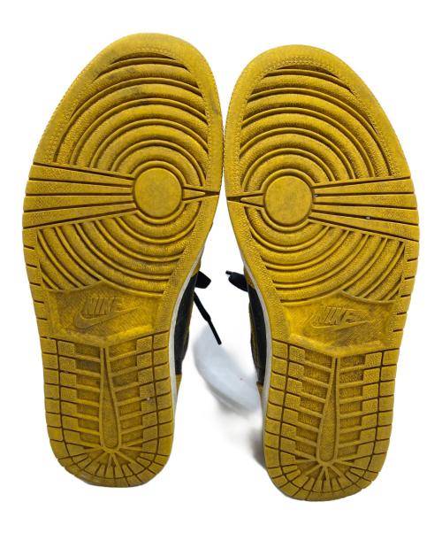 NIKE（ナイキ）NIKE (ナイキ) ハイカットスニーカー ブラック×イエロー サイズ:28.0㎝の古着・服飾アイテム