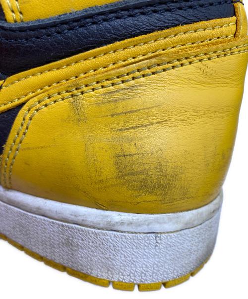 NIKE（ナイキ）NIKE (ナイキ) ハイカットスニーカー ブラック×イエロー サイズ:28.0㎝の古着・服飾アイテム