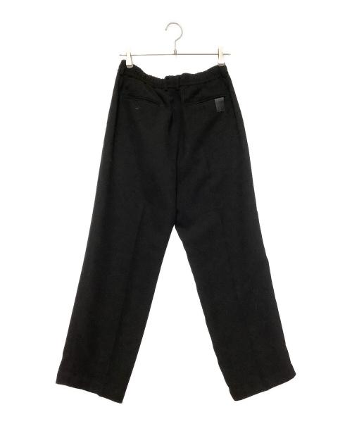 N.HOOLYWOOD（エヌ ハリウッド）N.HOOLYWOOD (エヌ ハリウッド) WIDE TAPERED EASY SLACKS ブラック サイズ:36の古着・服飾アイテム