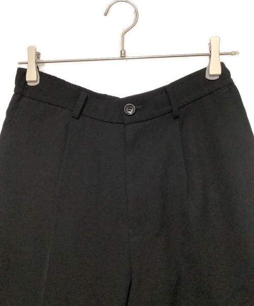 N.HOOLYWOOD（エヌ ハリウッド）N.HOOLYWOOD (エヌ ハリウッド) WIDE TAPERED EASY SLACKS ブラック サイズ:36の古着・服飾アイテム