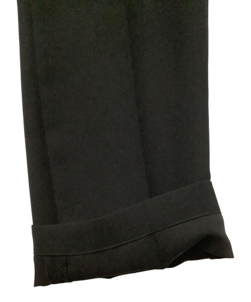 N.HOOLYWOOD（エヌ ハリウッド）N.HOOLYWOOD (エヌ ハリウッド) WIDE TAPERED EASY SLACKS ブラック サイズ:36の古着・服飾アイテム