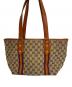 GUCCI (グッチ) トートバッグ ベージュ×ブラウン：15000円