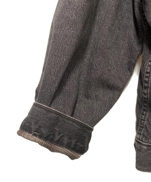 LEVI'S（リーバイス）LEVI'S (リーバイス) ボアデニムジャケット ブラック サイズ:Lの古着・服飾アイテム