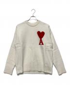 AMI Alexandre Mattiussiアミアレクサンドルマテュッシ）の古着「厚手ニット」｜ホワイト